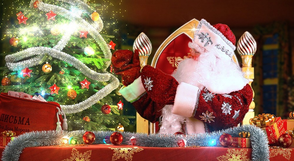 Новогоднее Поздравление Детям От Деда Мороза Видео