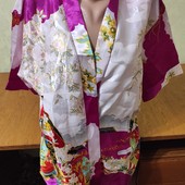 Новый халат на запах в японском стиле