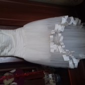 Продам красивое выпускное платье белое