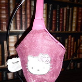 Блестящая малиновая сумочка Hello Kitty с глитером, маленькая
