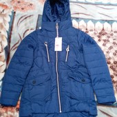 Демисезонная курточка для девочек, фирма Grace,синяя, цена -блиц цена