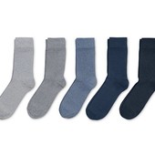 ⚙ Лот 5 пар⚙ Якісні чоловічі шкарпетки від Tchibo (Німеччина), розміри: 35-38