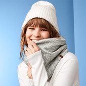 ☘ В'язаний шарф-снуд з флісу від Tchibo (Німеччина), розмір універсальний