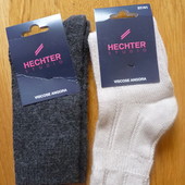 2 пары! Теплые носки с вискозой и ангорой Hechter (Франция), размер 37/41