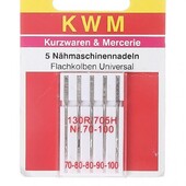 Набір голок для швейної машини KWM №70-100. Німеччина