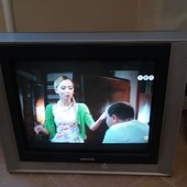 TV Samsung 21" рабочий, с плоским экраном