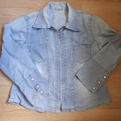 Джинсовая рубашка 50-52 рр