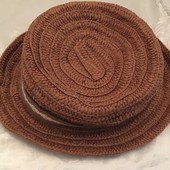 Шляпа плетённая 7-10 лет