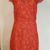 Качество! Легкое кружевное(кружево-ресничка) платье от французского бренда Morgan, в новом состоянии