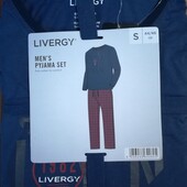 Мужская пижама для дома и сна Livergy размер S 44 /46 , описание )