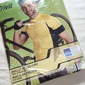 Мужская желтая вело футболка crivit, размер xl