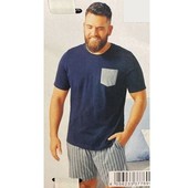Пижама, мужской костюм, 3xl 64-66 euro, Livergy, Германия, шорты, футболка