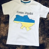 Слава Україні. Футболки підліткові унісекс з патріотичним принтом