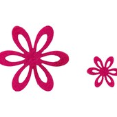 Декоративный материал из фетра розовый melinera Германия