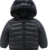 очаровательная детская зимняя курточка , унисекс, капюшон с ушками, Cecors. Возраст 6-12мес