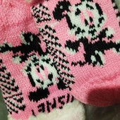 детские рукавички варежки на меху на 2-3года. 2 пары в лоте любой цвет