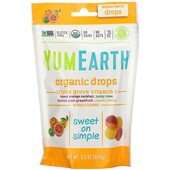 Органические леденцы YumEarth с витамином С, Citrus Grove, 93,5 г