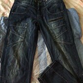 Стильные, качественные, фирменные джинсы. р-р: eu 31. описание