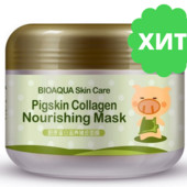 Маска для лица несмываемая с коллагеном bioaqua pigskin collagen nourishing mask - Оригинал