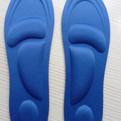 Ортопедические стельки. 40-45рр.цвет синий.1пара
