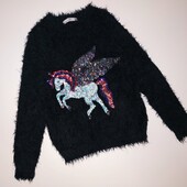 ☃️ Пухнастий светрик M&S на 9-10 років.