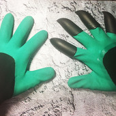 Перчатки с когтями для сада и огорода, перчатки-когти Garden Genie Gloves