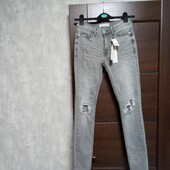 Брендовые новые красивые коттоновые джинсы-стрейч р.28-32.