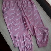 Мягкие пижамные штаны Primark, с карманами, микрофибра, 13-14л / 158-164см