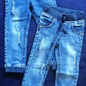 Фирменные детские джинсы скини 92-98,98-104
