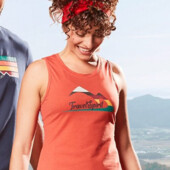♕ Стильна жіноча туристична футболка-топ від crane® розмір m 40/42