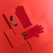 ♕ Чудові базові рукавиці для роботи з сенсорними екранами від Tchibo (Німеччина), розмір 8
