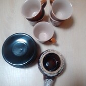 Набір для кави глиняний