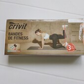 Набор резинок-эспандеров для фитнеса crivit (набор из 3 штук)