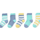 ♕ Лот 2 пари ♕ Для дівчинки-яскраві бавовняні шкарпетки від tcm Tchibo (Німеччина), розміри: 27-30