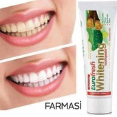 Відбілююча зубна паста EuroFresh Whitening від Farmasi! 112 гр! Великий об'єм