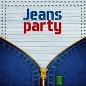 Банер. Фотозона Jeans Party на день народження або вечірку