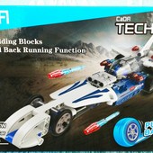 Конструктор Cada Technic c52003w Гоночный автомобиль 144 детали