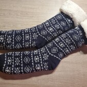 Ливерджи! Супертеплые новогодние мужские носки, мужские тапочки! 39/42 или 43/46 на выбор!