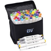 Набір скетч-маркерів 60 кольорів BV820-60 у сумці