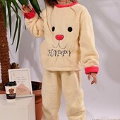 Детская теплая осенне/зимняя пижама махровая Asma (Асма) на девочку - Турция