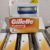 Оригинал! Сменные картриджи для бритья Gillette fusion 5 упаковка 4шт.