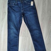 Livergy брендовые новые мужские джинсы стрейч цвет синий размер евро 56