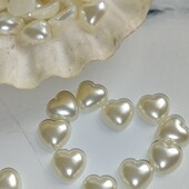 Напів перлини у формі Серця, д.0.7см, 50шт