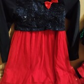 Шикарное нарядное платье с болеро. Турция,рост 122