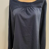 #934.Блуза,сорочка,темно-синя,р 46 євро(52 наш)