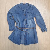 #990.Тонка джинсова сорочка,туніка,сукня 98р