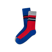 ♕ Якісні в'язані шкарпетки в рубчик від Tchibo, розмір 44-46, синій