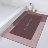 Універсальний антиковзкий килимок для ванної Shower Room 40х60 см колір Рожевий