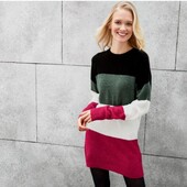 Трикотажне жіноче плаття, довгий пуловер, светр, euro S 36/38, esmara, німеччина