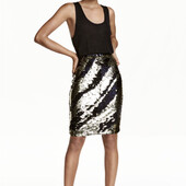 Новая юбка от H&M. Полностью в пайетках